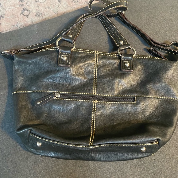 Tignanello Black Satchel Bag - Picture 12 of 14